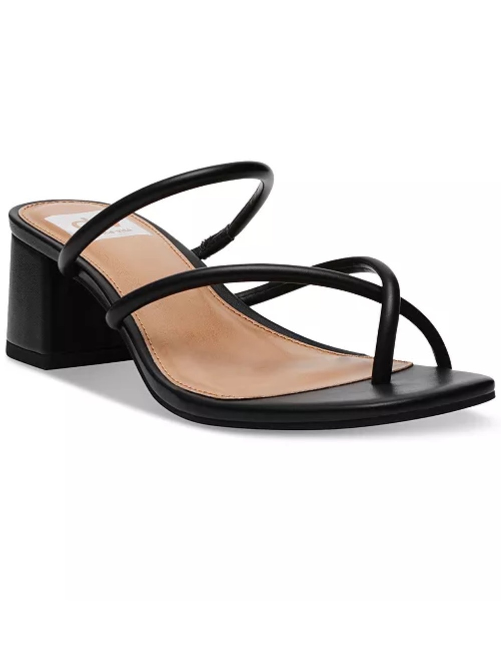 Dolce Vita Lumena Black Strappy Block Heel 8